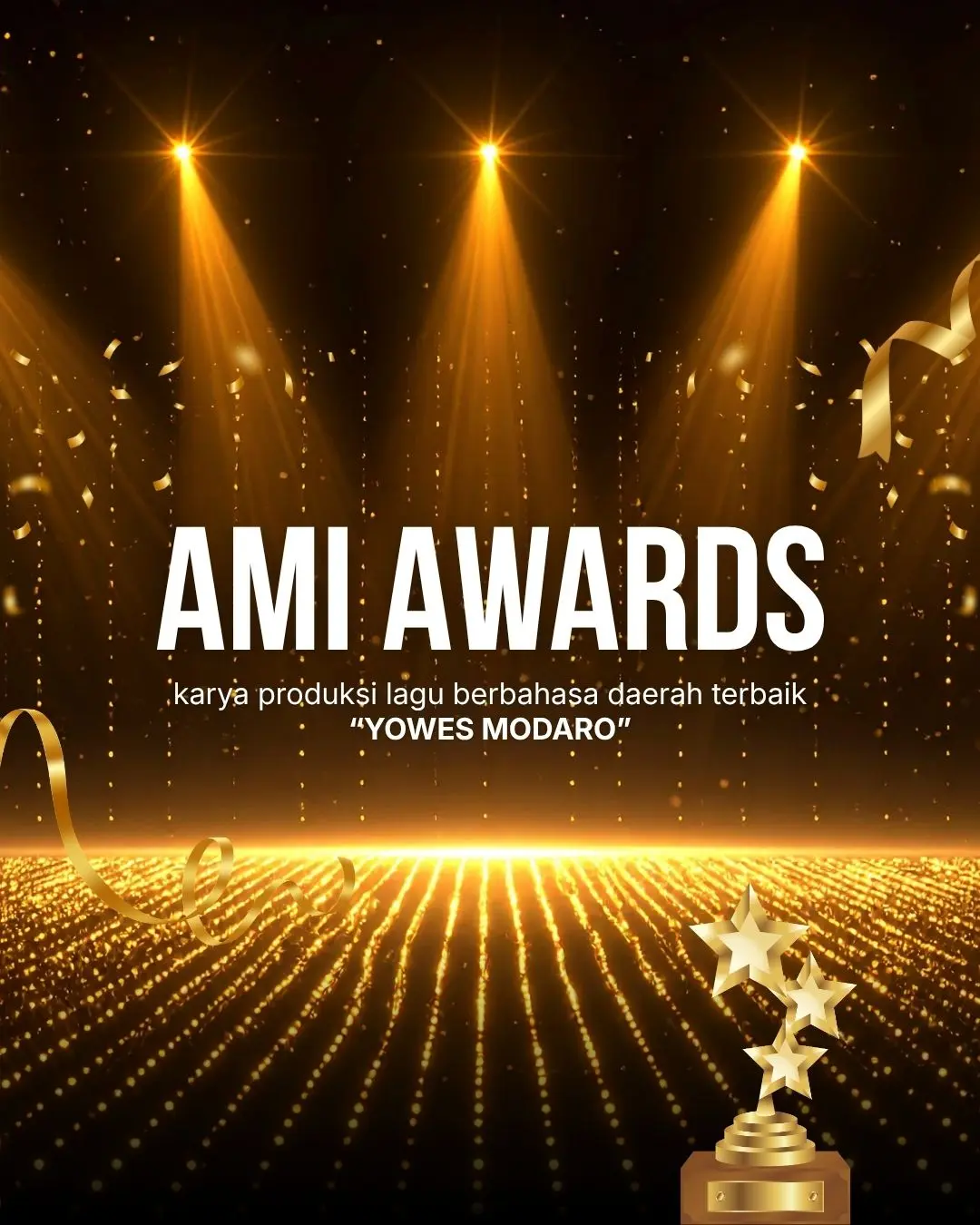 AMI Award - karya produksi lagu berbahasa daerah terbaik
